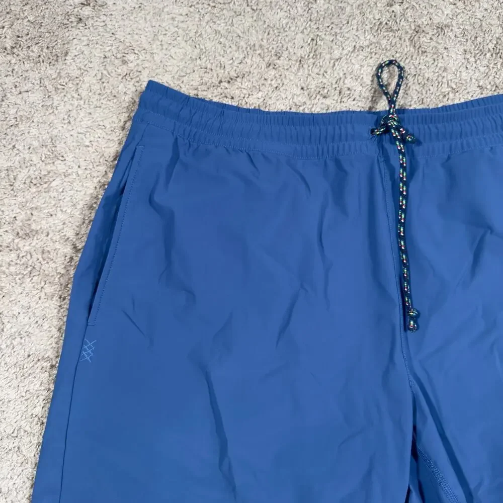 Rhone Men's 8” All Time Performance Resort Shorts Blue Linerless Size XL